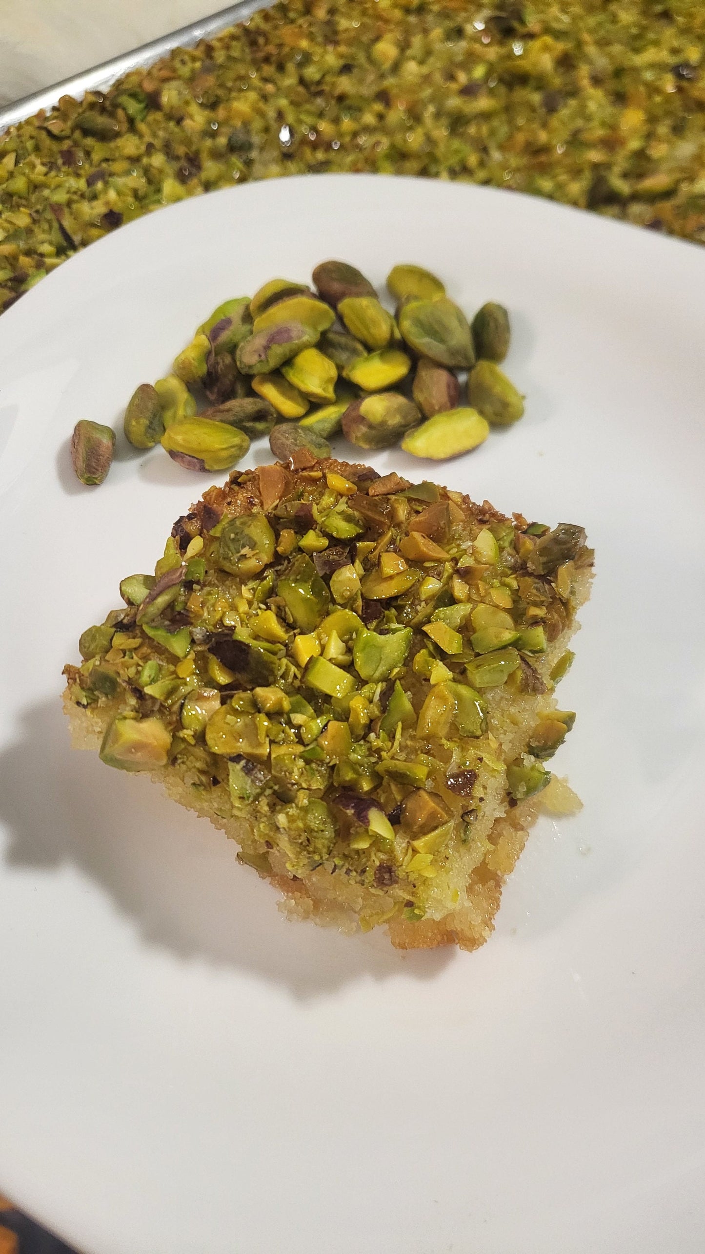 Hareesa Ramadan, Hareasah, Basbousa, pistachios Hareesa, High quality ingredients, Ramazan